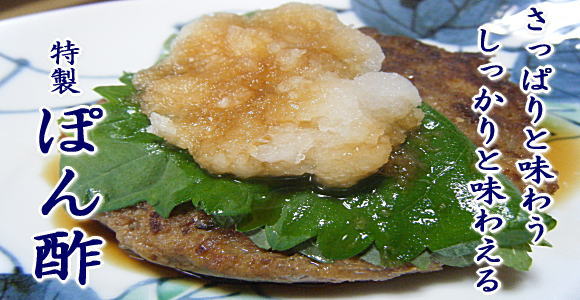 鹿児島甘口醤油屋の特製ポン酢